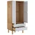 Vidaxl Garderobna omara OTTA rjava in bela 76,5x53x172 cm borovina