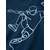 NAME IT Pižama NKMTitan Skater temno modra/bela