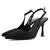 Mona shoes Ženske sandale na štiklu, Crne