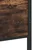 Vidaxl Kovinski posteljni okvir brez vzmetnice dimljen hrast 140x200cm