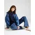 Trendyol Navy Blue Soft Textured Zippered Knitwear Sweater