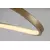 Rabalux Luster Castiel, LED, 30W, 3000K, 68x31,5cm, Zlatne boje