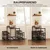 Homestar Set barske mize 5-delni 100x60x88 cm rjav