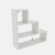 HANAH HOME Zidna polica Piramit White
