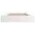 shumee vidaXL Posteljni okvir bel 100 x 200 cm masiven les