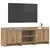 TV ormar 130 x 33 x 47 cm Hrast artisan Konstruirano drvo