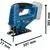 Bosch Akumulatorska ubodna testera GST 18V-95 B, 1x4,0Ah + punjač 06015B7002