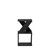 Hanah Home Klub sto Albeni, 29.6x54.2x29.6 cm, Tamnosivi