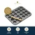 Mini-tart baking mould, steel, 35 x 27 cm - MasterClass