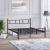 HANAH HOME Bračni krevet Akin Black 140 x 190
