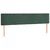 Vidaxl Box spring postelja z vzmetnico temno zelena 160x200 cm žamet