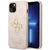 Guess zaščitni ovitek Big Metal Logo 4G Pink Hard Case, Iphone 15