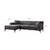 Atelier del Sofa Ugaona garnitura New Petra, L ugao, 250x69x145 cm, Antracit