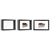 3D Okvir – bel – 20 x 30 cm