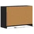 TV ormar 91 x 34 x 61 cm Crni hrast Konstruirano drvo