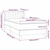 Vidaxl Box spring postelja z vzmetnico temno rjava 100x200 cm blago