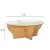 Hanah Home Klub sto Amphora 92x36x92cm Hrast