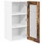 Viseći ormarić s pohranom 2 pcs Dimljeni hrast 40 x 31 x 80 cm