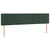 Vidaxl Box spring postelja z vzmetnico temno zelena 180x200 cm žamet
