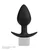 Rimba Electro Play E-Stim Anal Plug Bi-Polar Black