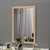Hanah Home Ogledalo Sesso Natural, 50x75cm, Braon