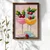 WallXpert uramljena MDF slika NAL134-46, tri koktela sa trešnjama u stilu uljane slike, 35,5 x 47 cm