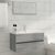 Den Omarica za umivalnik siva sonoma 90x38,5x45 cm konstruir
