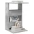 Bocni stol Betonski sivi 40 x 35 x 60,5 cm Konstruirano drvo