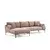 Atelier del Sofa Ugaona garnitura Leo Siva