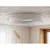 LED prigušiva plafonska svetiljka SM. GALAXY M. LED/24W/230V prečnik 55 cm bela + daljinski upravljač