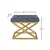 ATELIER DEL SOFA Tabure Capraz Gold