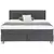 BOXSPRING KREVET 120/200 cm siva