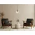 ITALUX PND-31882-1-GD-PK - Luster na sajli FANDA 1xE27/40W/230V zlatna/duvansko-siva