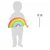 Legler Small Foot Lesena sestavljanka Rainbow XL