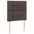 Vidaxl Box spring postelja z vzmetnico temno rjav 90x190 cm blago