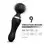 Stimulator za klitoris Freeza, 19.4cm, Crni