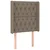 Vidaxl Box spring postelja z vzmetnico LED taupe 80x200 cm blago