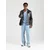 JACK & JONES Majica JJESPLIT progasto modra