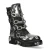 Čevlji NEW ROCK - CRUST NEGRO, ESPEJO PLATA, ESPEJO - M.727-S6