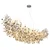 Globo 64138H4S - Luster na sajli QUEENA 16xE14/40W/230V, srebrne boje