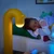 GREJSIMOJS LED ukrasna rasveta,podna, žirafa/žuta na baterije