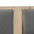 vidaXL Vzglavje Drugo Rjava 140 cm Trdna borovina