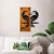Wallity Zidna dekoracija Love Birds 5, 48 x 53 x 3 cm, Smeđa
