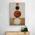 Slika japandi z modernimi krogi - 80x120