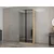 Hanah Home ormar sa reflektujućim staklom Nisa 20646, 90 cm, dore