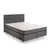 Hanah Home Bračni krevet sa prostorom za odlaganje Silver 160x38x200cm Crni