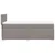 Vidaxl Box spring postelja z vzmetnico taupe 90x200 cm blago