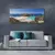 tulup.si Slika na platnu Mountain island beach morje 140x70 cm