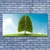 tulup.si Slika na steklu Grass nature tree pljuča 140x70 cm 2 obešalnika