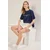 Trendyol Milla Ženska majica TWOSS19GH0034, Tamnoplava